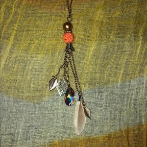 Orange/Bronze Necklace